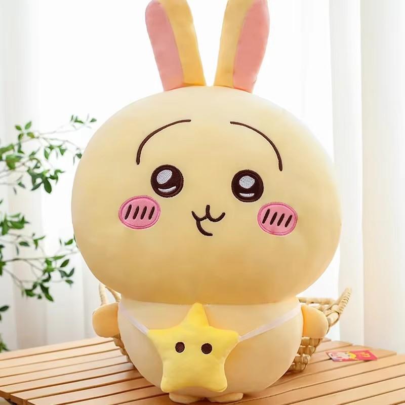 Cute Cartoon Stuffed Doll Wala Wawa Ursa Jii Little Eight Fluffy Plush Toy Sofa Cushion Comfort Sleeping Pillow For Kids Adult
