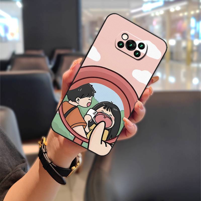 Pár TPU pouzdro na telefon pro Xiaomi Poco X3 NFC/X3 Pro Silikonové měkké pouzdro Prachotěsné Nárazuvzdorné Proti nárazu Zadní kryt Roztomilý
