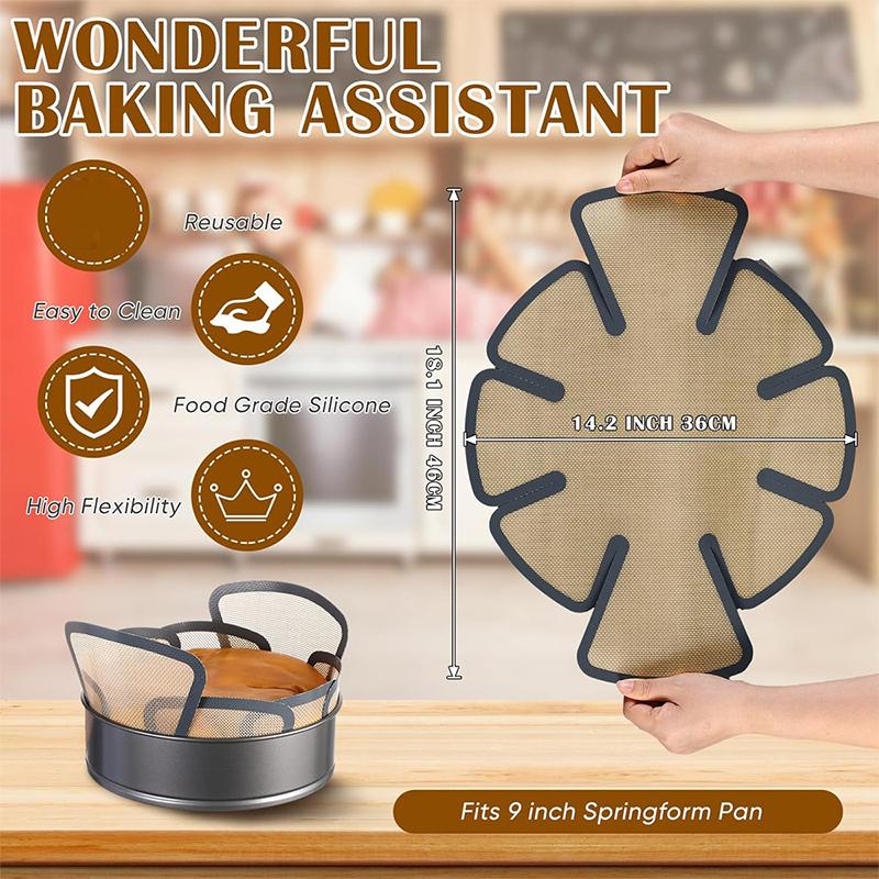 Silicone Baking Loaf Pan Mat Non-Stick Loaf Pan Liner Lifters Accessories Reusable Bread Loaf Pan Easy Clean Kitchen Tools