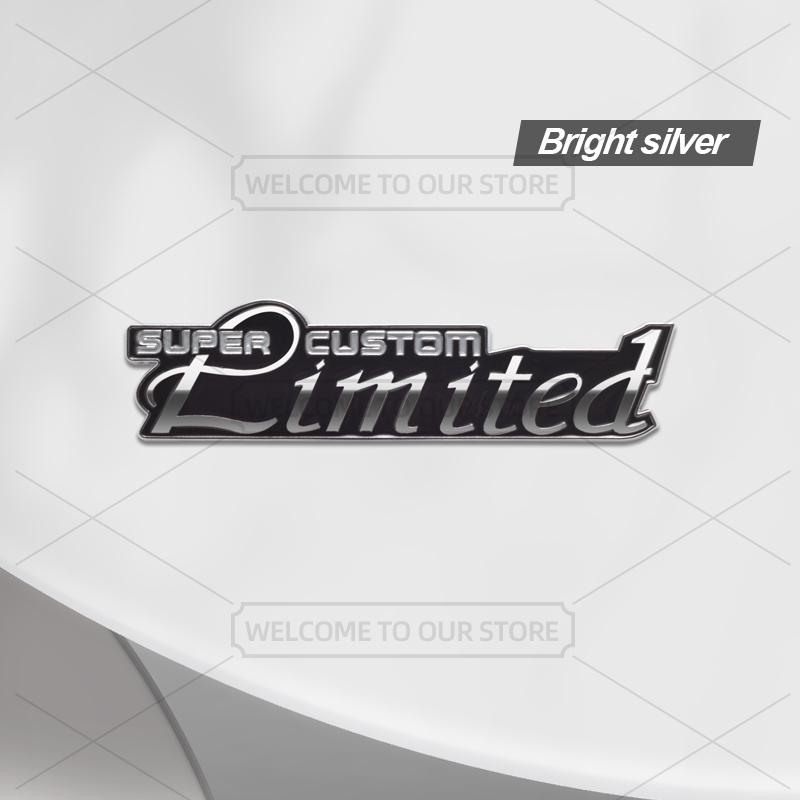 Emblemă Metalică 3D Super Personalizată Ediție Limitată Decaluri Body Autocolant Spate Auto Pentru Toyota Ford Hyundai Kia Mercedes BMW Skoda