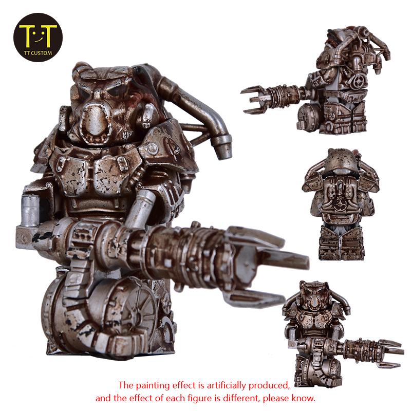 

1 шт. Военные солдаты Мини Аниме Экшн Выпадения Фигурки Оружие Робот Меха Строительные блоки Кирпичики DIY Игрушки для ДЕТЕЙ подарок