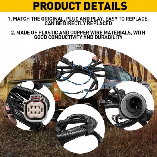 Passenger Tail Side Lamp Harness Wiring For 23295978 Chevy GMC Silverado Sierra