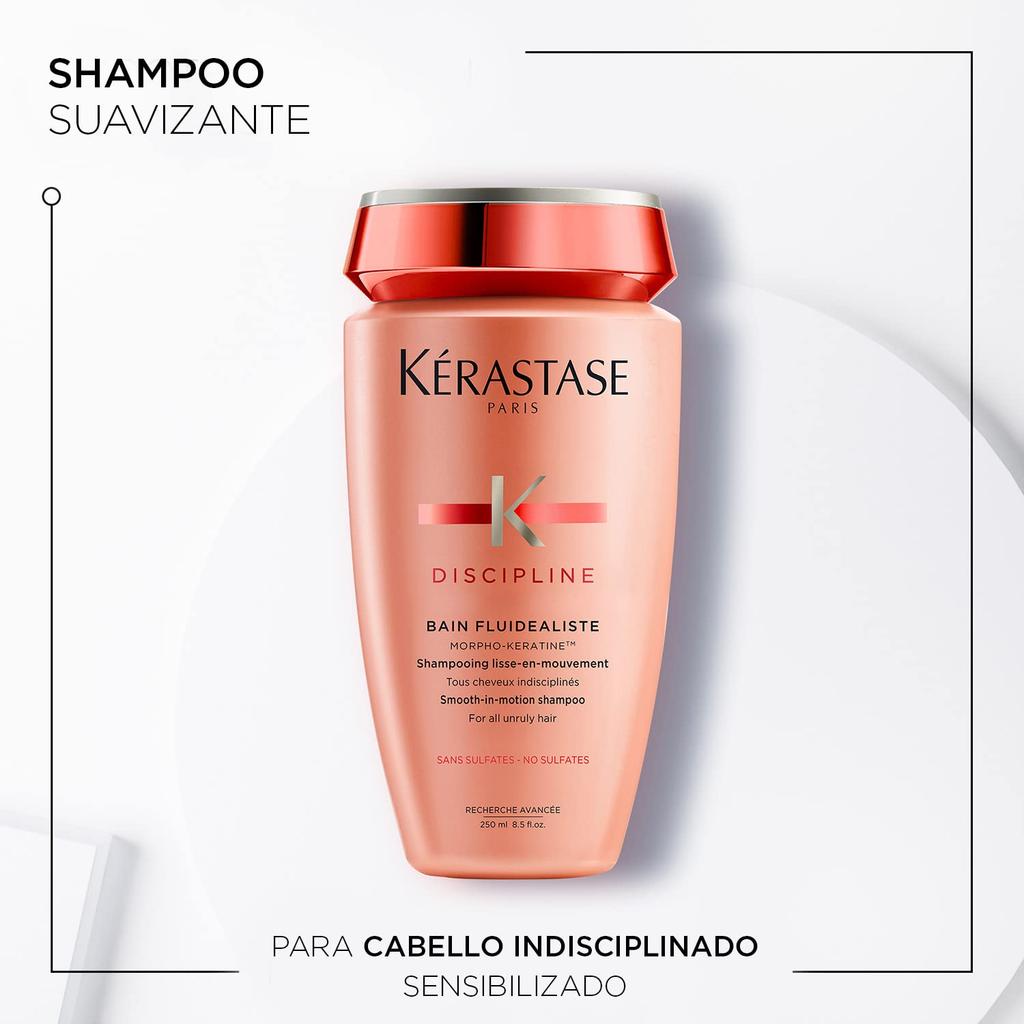 Kerastase Shampoo Bain Fluidalist 1 250ml Discipline Smooth Care Curly Hair Care