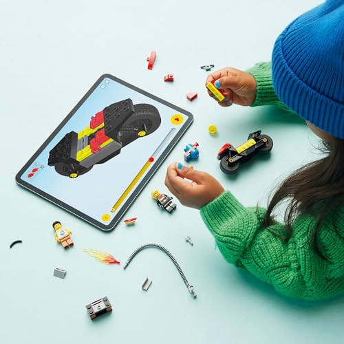 LEGO City Fire Rescue Bike Toy, Gift for Birthdays, Educational Building Blocks, Christmas, Boys and Girls, Ages 4, 5, and 6, Vehicle, Miniature Car,