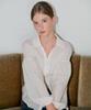 ITOV SEOUL Shirred Wrinkle Blouse Cream