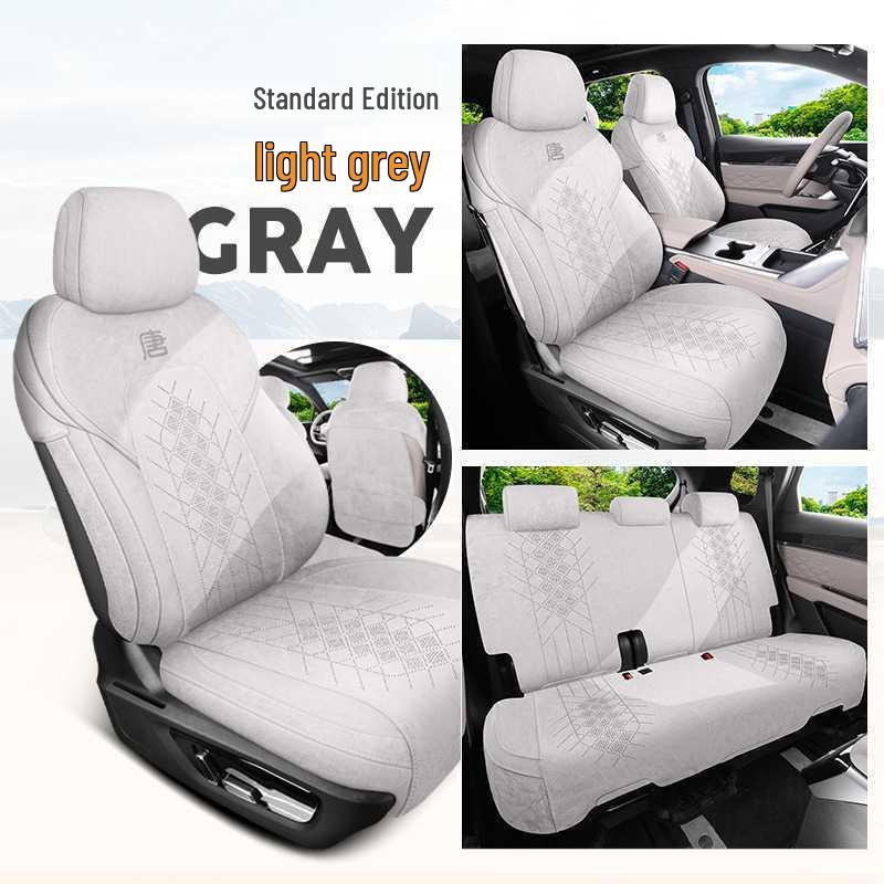 BYD Tang All-Season Suede Seat Covers & Cushions - Breathable & Suitable for DMI and EV Models
