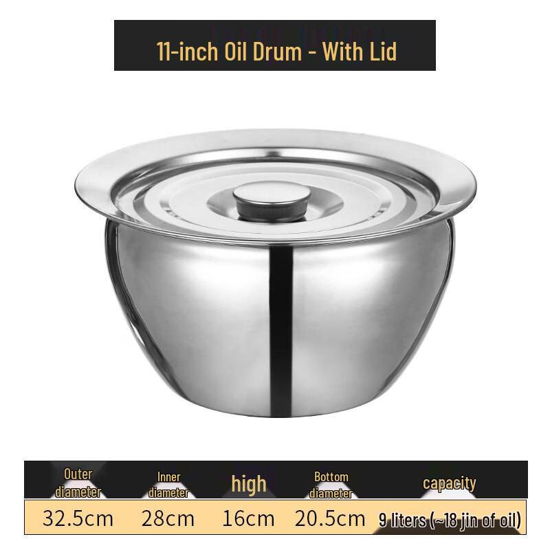 

Stainless Steel Lard & Spice Pot with Lid