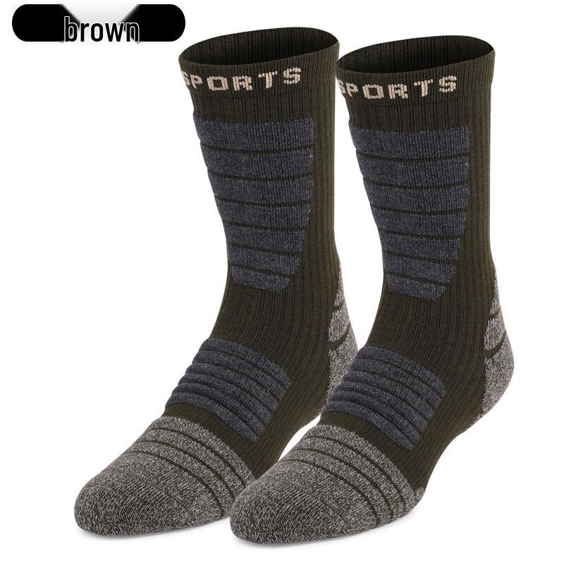 Mingjun Thick Winter Wool Socks, 5-Pair Pack