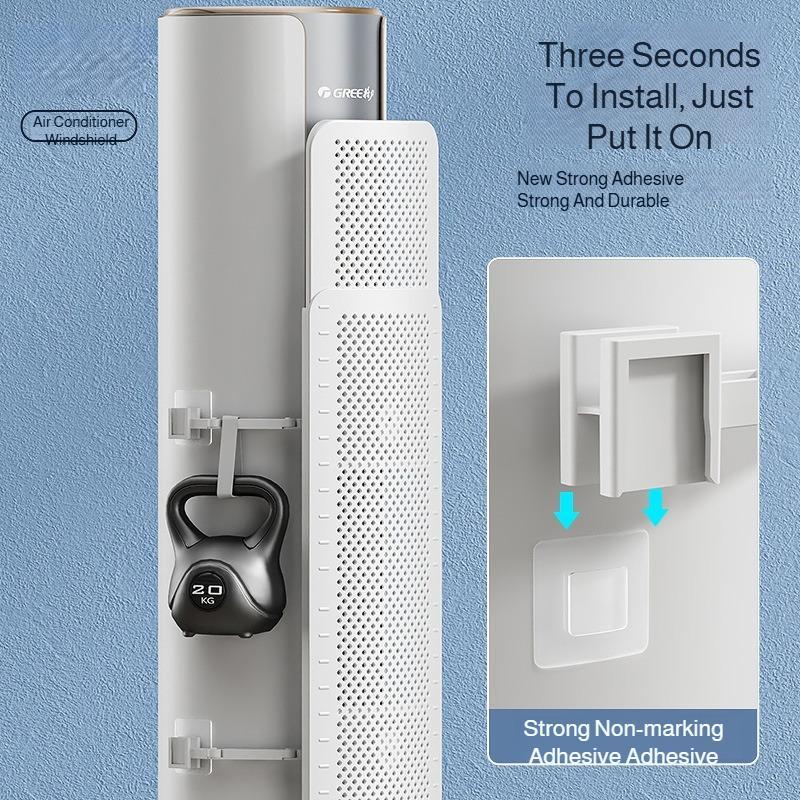 Cabinet Air Conditioner Wind Shield Free Retractable Air Outlet Anti-direct Blowing Baffle Wind Shield Retractable Vertical