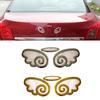 Car Styling Lovely 3D Angel Wings Sticker Vehicle Body Logo Decal Decoration