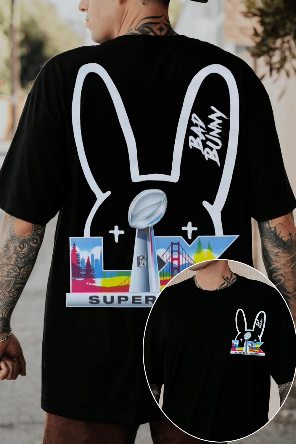 SpringSummer 2026 Bad Rabbit fan uniforms menswomens millennium hiphop Tshirts streetwear Harajuku shortsleeved tops S