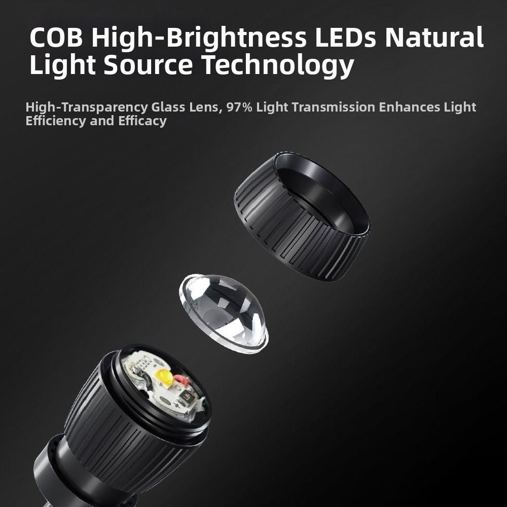 Lâmpada de Aquário Mini Clip-on com Zoom Ajustável LED Luz para Plantas de Aquário Aquário de Peixes Sul-Americanos