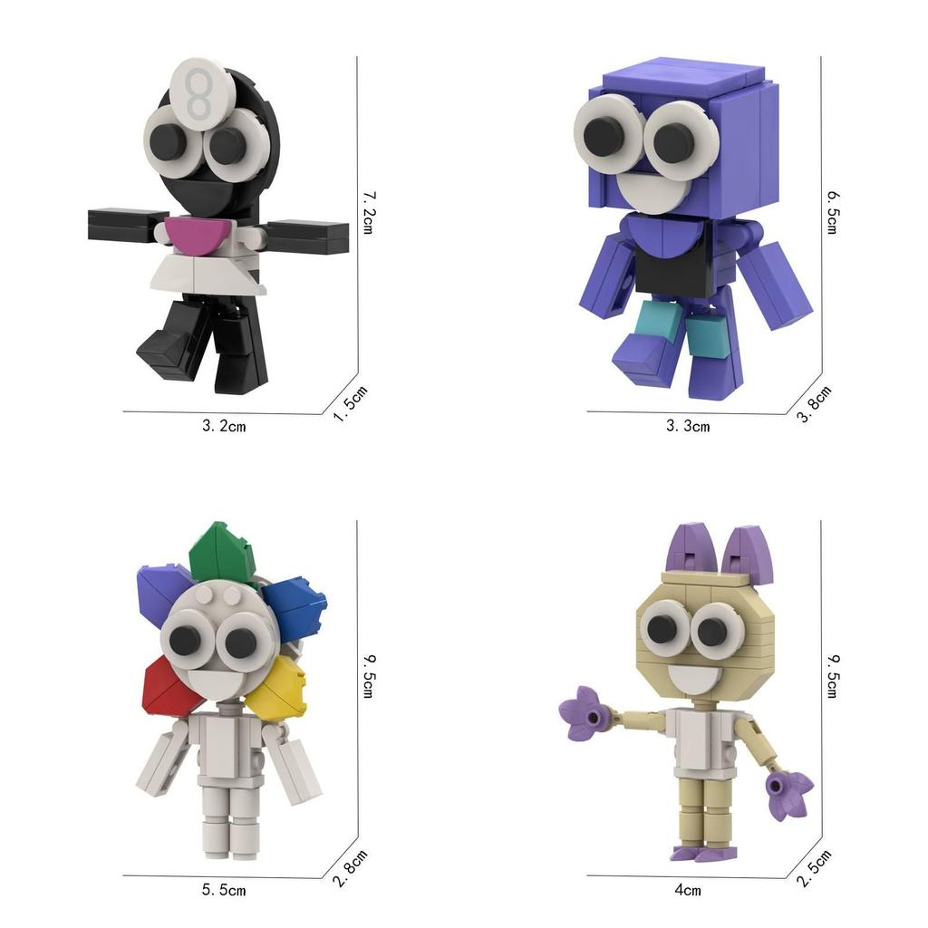 Dandy's World Colorful Cartoon Anime Building Block Toy Set For Kids Developmental Play