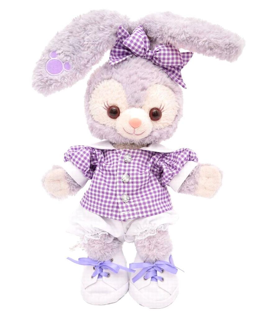 Teddy Bear Mail Order Alice Stella Lou Clothes Dress Up Costume Denim Overalls Skirt with Fluffy Backpack No Body for S Size