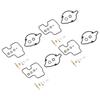 56pcs Carburetor Repair Kit Steel Rubber High Performance Replacement for CBR600F2 1991?1994