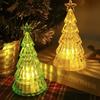 Glowing Christmas Tree Night Light Luminous Christmas Desktop Ornament Desktop LED Lamps  Bookshelf