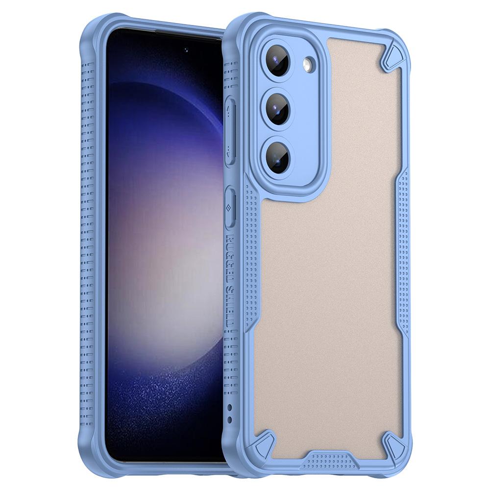 

For Samsung Galaxy S23 Case Hybrid Frosted Phone Back Cover Blue