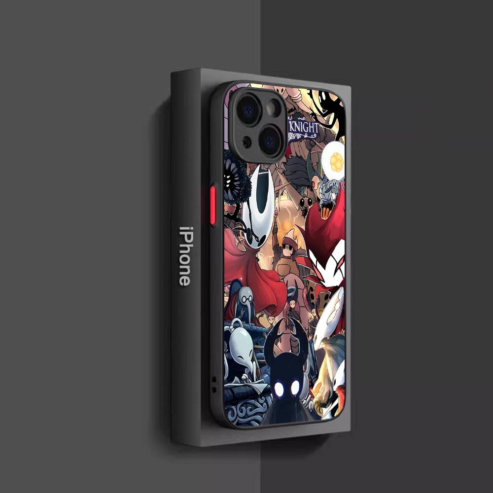Game H-Hollow K-Knight Phone Case For IPhone 16 15 14 Plus 15 13 12 11 Pro Max X XS MAX Matte Cover