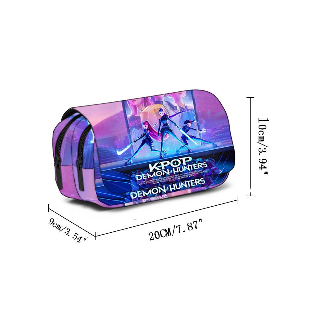 KPop DemonHunters all-over print studenten etui/schrijfwarentas