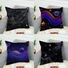 Space Holographic Pillow Case For Car Sofa Decorative Home Doublesided Print Plush Square Throw Pillow Cushion Cover