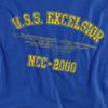 STAR TREK Unisex Adult Excelsior Athletic T-Shirt