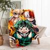 My Hero Academia Theme Printed Blanket - Perfect for Couch, Bed, Travel & Outdoor Use | Machine Washable, Cozy & Durable.