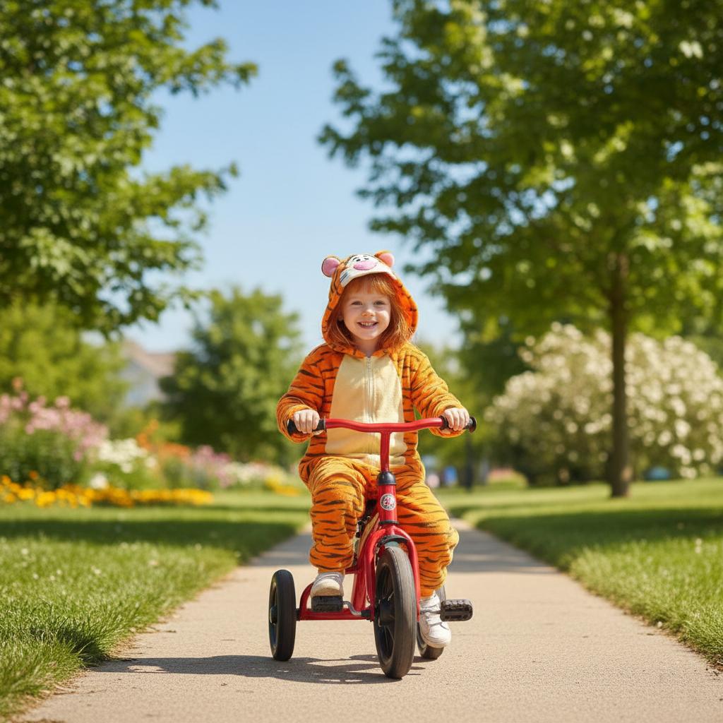Onesie kinderen 038pcN tijger - 98-104