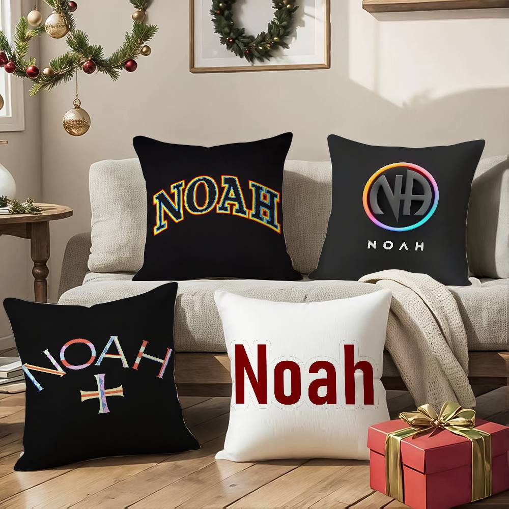 N-NOAH-HH Kissenbezug Anti-Milben Kissenbezug Unsichtbarer Reißverschluss Seidiger Kurzer Plüsch Sofakissenbezug