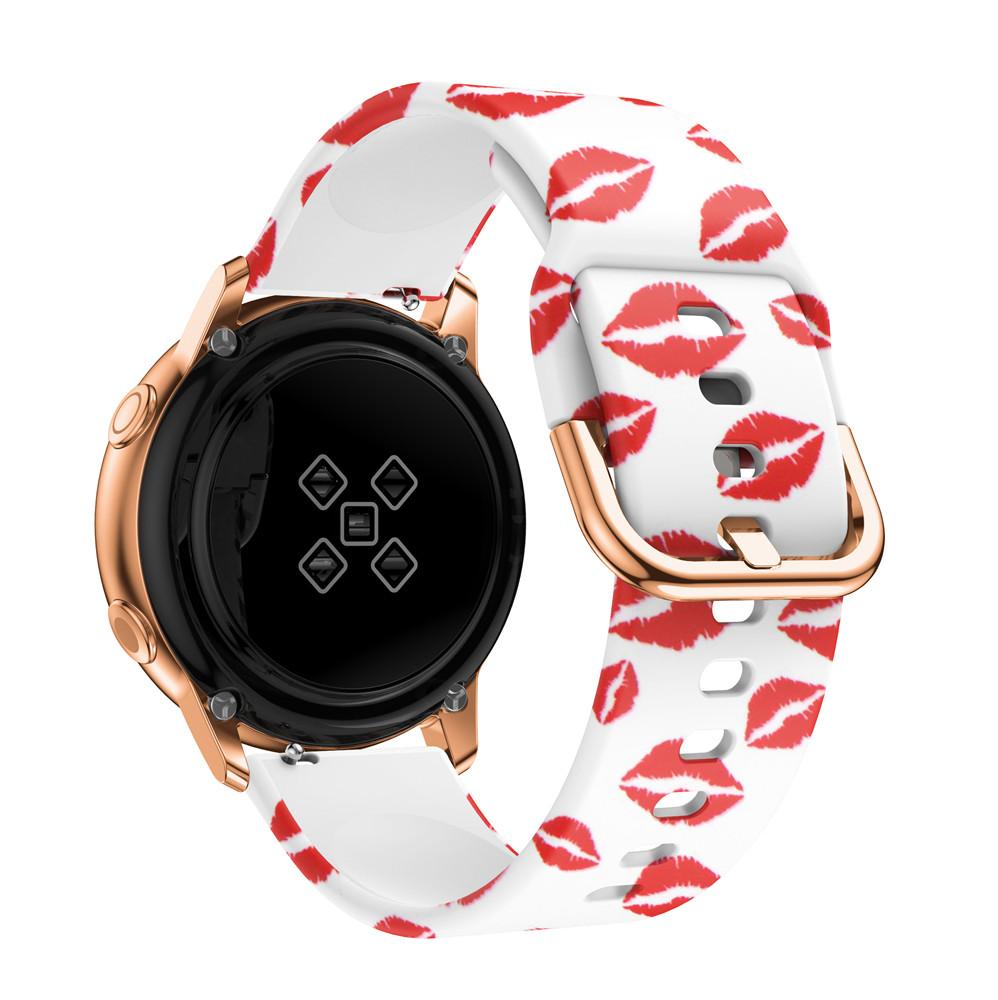 20mm Belt Printing Silicone Watchband Strap For HUAWEI WATCH GT 2 42mm Bracelet wristBand Strap for Huami Amazfit BIP Youth Lite