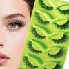 Wide-band Fox-style Voluminous False Eyelashes, D-curl (6-16mm), Lengthened Outer Corners, Beginner-friendly, Reusable.