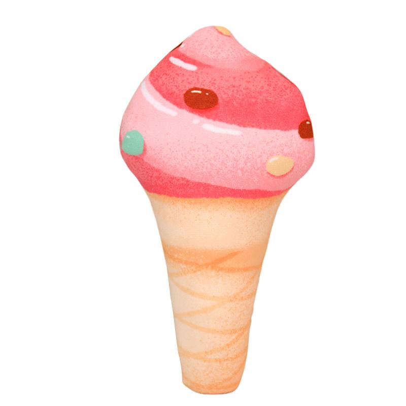 Cone Crispy Ice Cream Plush Toy Home Decoration Stuffed Doll Cushion Gift Kids