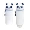 Expandable Cartoon Pen Organizer Pencil Storage Case Foldable Silicone Pouches Great For School Office Home Storage Use
