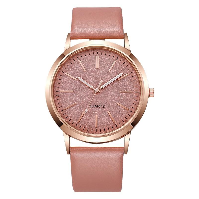 Starry Sky Fashion Quartz Ladies' Watch with Leather Strap