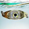 LED Fishing Lure Light Fishing Light Battery Operated Luminous Bait Lamp Eye Shape Underwater Flashing Light Fishing Accessories