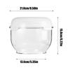Contenitore per Lievitazione Impasto Pizza Contenitore per Impasto Contenitore per Conservazione Pizza Contenitore per Lievitazione Impasto Scatola per Lievitazione Organizzatore per Conservazione Alimenti Con Coperchio
