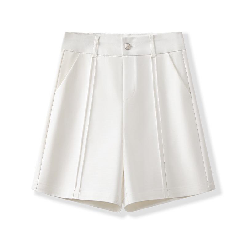 

Шорты летние с высокой посадкой, эластичные, с широкими штанинами - Универсальный драпированный дизайн для миниатюрных фигур 3XL (136-145 cm) белый