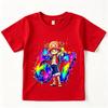 One Piece Tony Tony Chopper 67 Printed Cotton T Shirt Casual Short Sleeve Tee for Kids Boys Girls