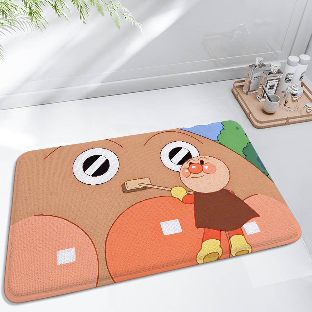 A-Anpans-man Floor Mat Living Room Rug For Bedroom Welcome Mat Outdoor Rug
