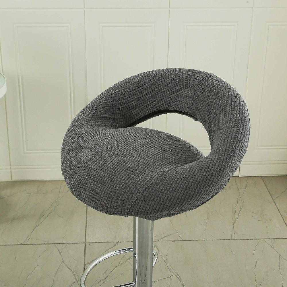 Breathable Chair Cover Hollowed-out Design High-leg Chair Cover Bar Chair Counter Use