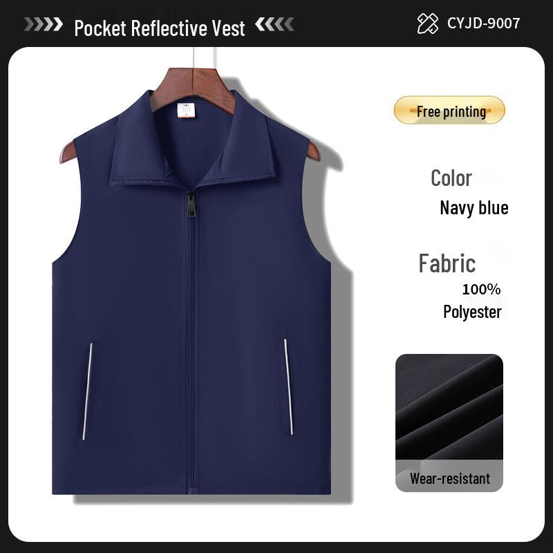 Customized Volunteer & Guide Vests with Logo for Supermarkets & Storage Activities