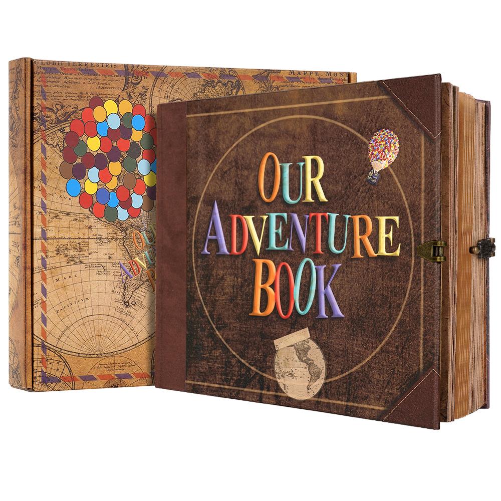 

146 Страниц Креативный DIY Ручной Работы Фотоальбом Скрапбук Твердый Переплет Ретро Крафт-бумага Книга Памяти Свадебный Альбом для Путешествий Рождественский Подарок