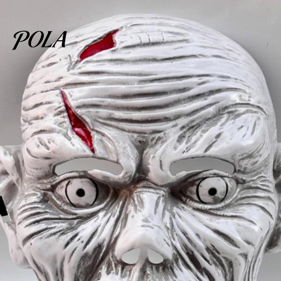 Realistic Zombie Mask Horror Halloween Mask, Full Face Breathable Eye & Nose Vents, Comfortable for Adults Adjustable Strap Adults, Scary Costume