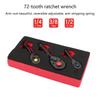 3Pcs 72 Teeth Ratchet Wrench Multifunctional for Automotive and Furniture