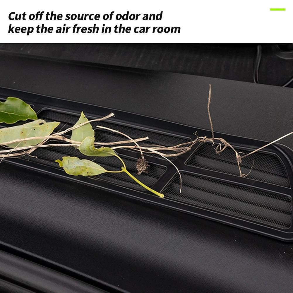 Insect-proof Net For Tesla Model Y Front Trunk Air-conditioning Cover Intake Grille Clean Air Inlet Protective Accessories 2024