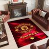Manchester Personalized Name Floor Mat Design for Game Room Kitchen Outdoor Hallway Anti-slip Rug Office Home Decor Gift for Festivals