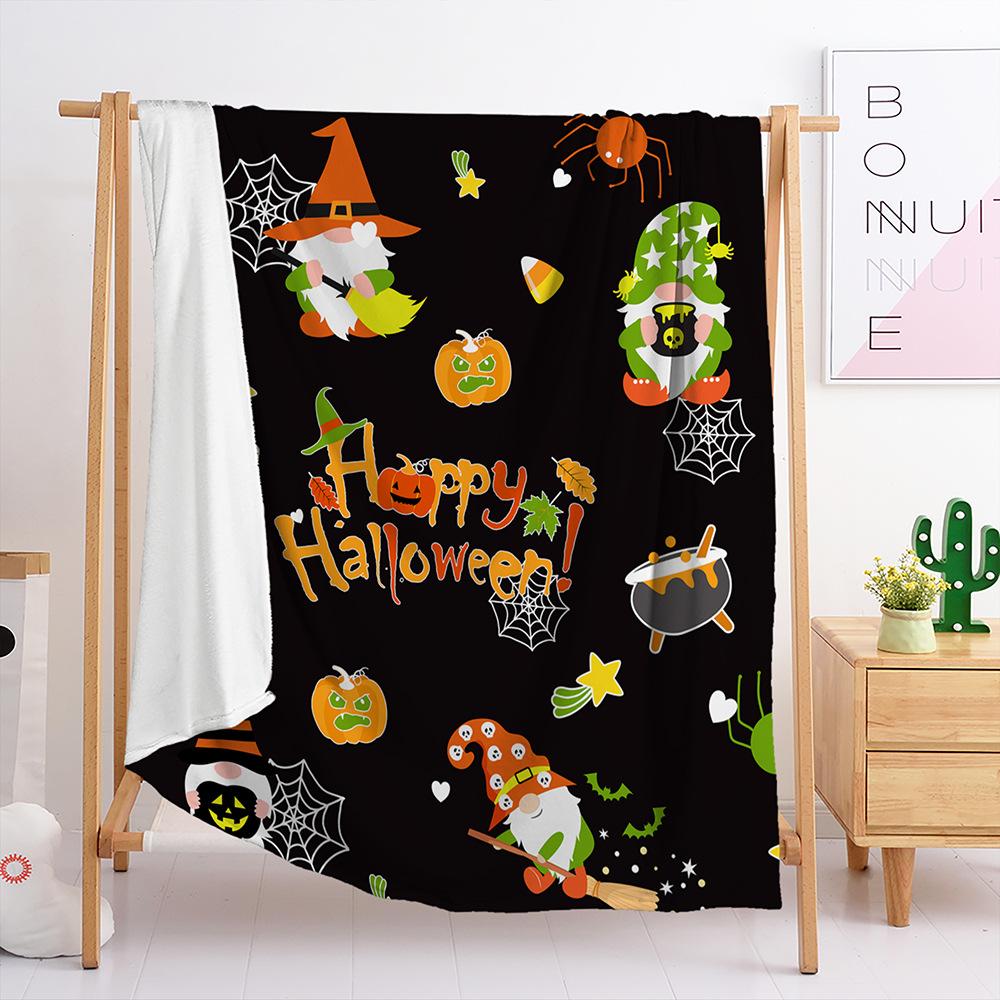 Flannel Halloween Blanket Bedroom Living Room Blanket All Seasons