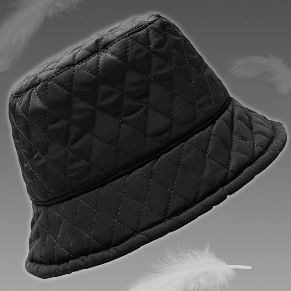 Warmth Basin Hat Waffle Bucket Hats Sweet Fisherman Hat  Women's