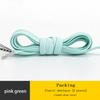 Elastic Sneakers Flat Shoelaces for Shoes AF1 Metal Head Shoe Laces Women Man Shoelace Shoes Accessories Cordones Apatillas