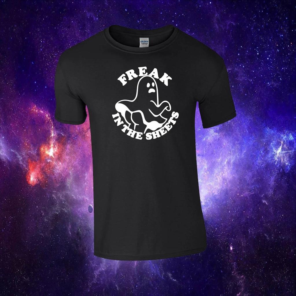 Freak In The Sheets Spooky Funny Halloween Inspired Kids/Adults Top T-shirt Tee