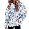 Women's Fashion Daily  Casual V-Neck Long Sleeve Printed Top
